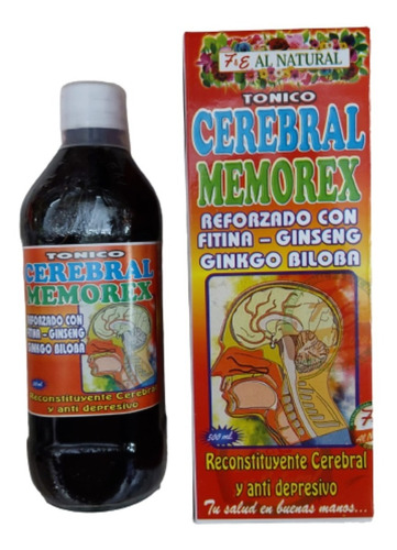 Cerebral Memorex Reforzado Jarabe Natural X1 Importada Peru