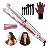 Plancha De Cabello Profesional Con Guantes Y 6 Clips,3 Modos