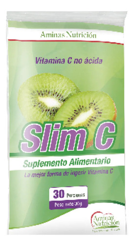 Slim C (ascorbato De Sodio) 50 Gr Vitamina C No Ácida
