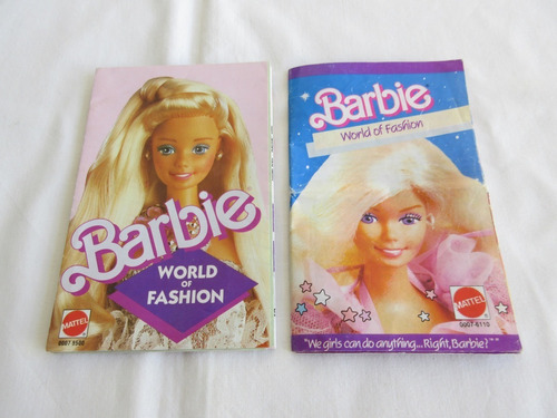 Dos Folletos Barbie, Años 80! Vintage P/ Coleccionistas!