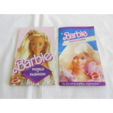 Dos Folletos Barbie, Años 80! Vintage P/ Coleccionistas!