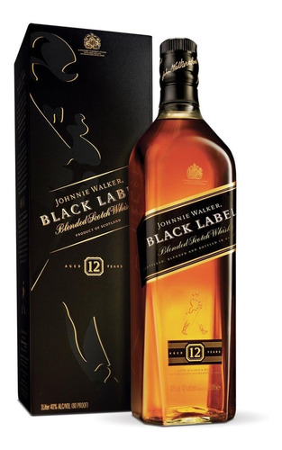 Whisky Johnnie Walker 12 Años Black Label 750ml