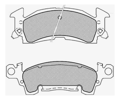 Pastillas Freno Para Jeep Grand Wagoneer 90/91 Delantera Foto 2