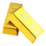 Golden Bar Props Simulation Gold, 2 Unidades