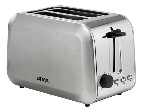 Tostadora Acero Inoxidable Atma 700w Descongelar Prestigio