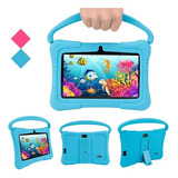 Tablet Para Niños 7 PuLG Android 10 16gb Color Azul