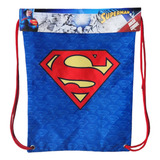 Bolso Cordel Morral Niños Superman  Jardin Colegio Deporte 