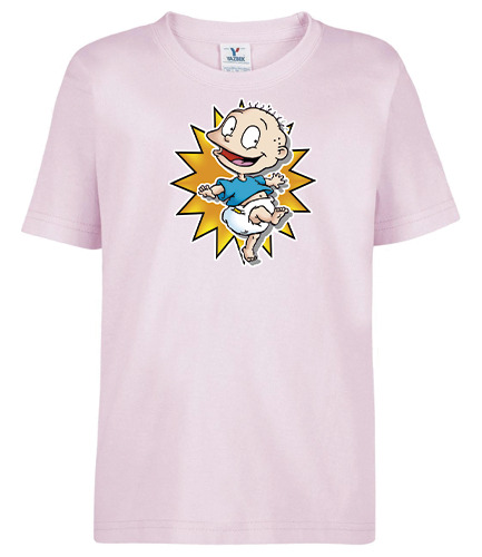 Playera Rosa De  Tommy Rugrats A541