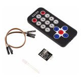 Kit Controle Remoto Ir + Receptor + Cabos Para Arduino E Pic