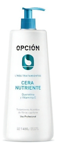 Cera Nutriente Opción Keratina Capilar Profesional 1480ml