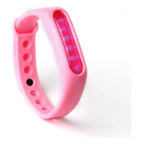 Pulseira Anti Mosquito Repelente Natural Com Citronela Cor Rosa-claro