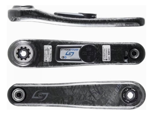 Medidor De Potência Stages Carbon Gxp 175mm G3