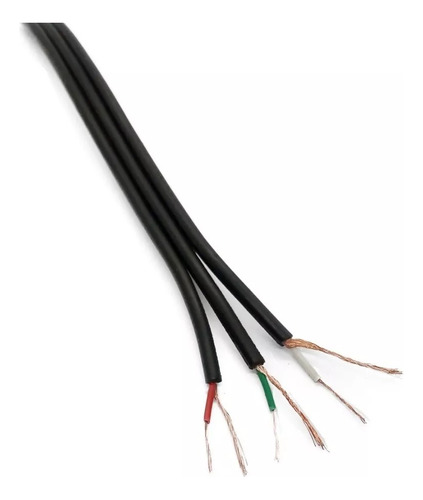 Cable Apantallado 3x18 Awg Para Audio Y Video Por Metro