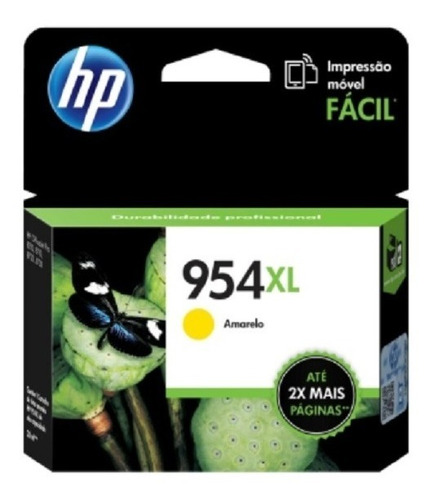 Hp Cartucho Tinta #954xl Amarillo P/8720, L0s68al, Original