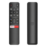 Controle Tcl Smart Rc802v 55p8m Netflix Globoplay Kit C/ 2