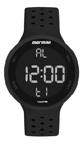 Relógio Mormaii Digital Esportivo Preto A Prova De Água 100m