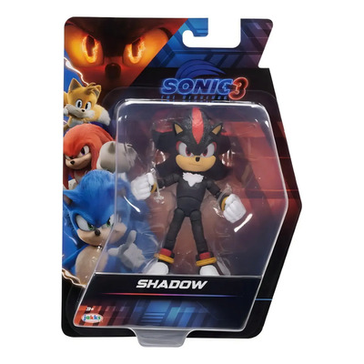 Figura Articulada Shadow 5 \u002F13cm Sonic The Hedgehog 3 | Meses sin interés