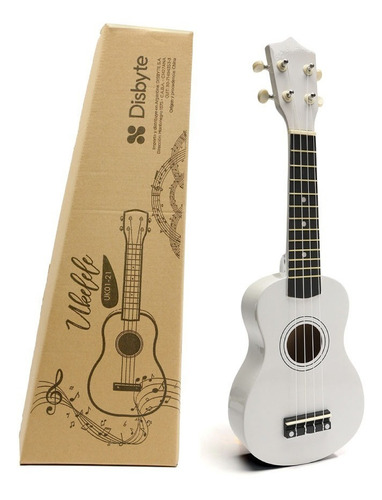 Ukelele De Madera Soprano Con Funda Manual Y Lecciones