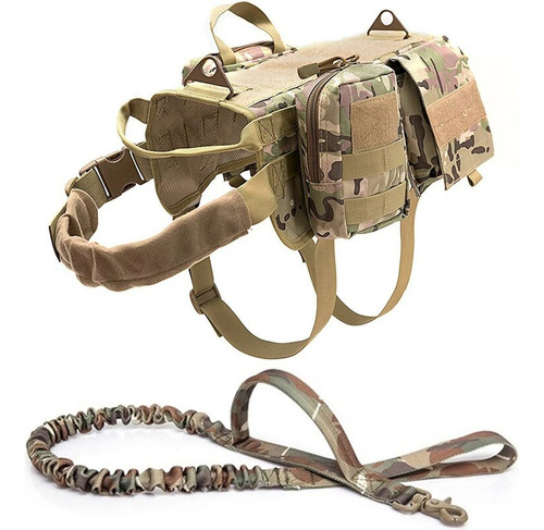 Chaleco Táctico Militar Para Perros De Entrenamiento, Caza,