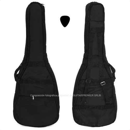 Funda Acolchada Para Guitarra Criolla Clasica Premium + Pua