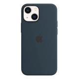 Funda Apple Para iPhone 13 Mini, Magsafe Silicona Abyss Blue
