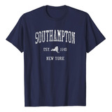 Camiseta Deportiva Vintage De Southampton New York Ny