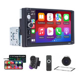 Radio Pantalla Mp5 1 Din Carplay, Mirrolink + Camara Reversa