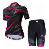 Maillot Ciclismo Mujer Short Top + Culotte