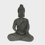 Figura De Buda En Piedra Negra 