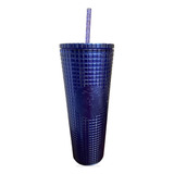 Vaso Starbucks Original Cobalt Grid