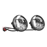 2 Luces Antiniebla Redondas Para Motocicleta, 4,5 Pulgadas,