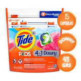 Tide Detergente Capsulas Pods Downy 15 Ct