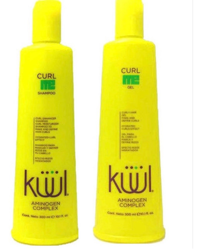 Kuul Curl Me Rizos Shampoo + Gel Para Definición