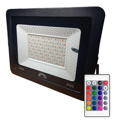 Reflector Led Exterior 100w Proyector Ip65 Rgb