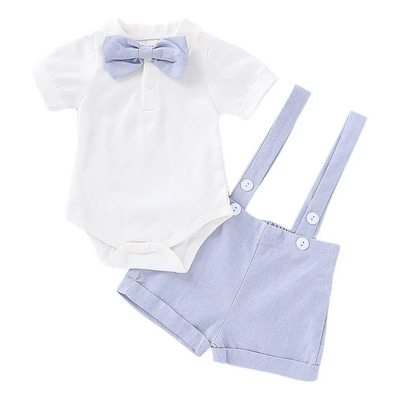 Conjunto Formal Traje Niño Bebe Fiesta Cumple 0.5-2 Años Color Azul Claro Talla 100 | MercadoLibre