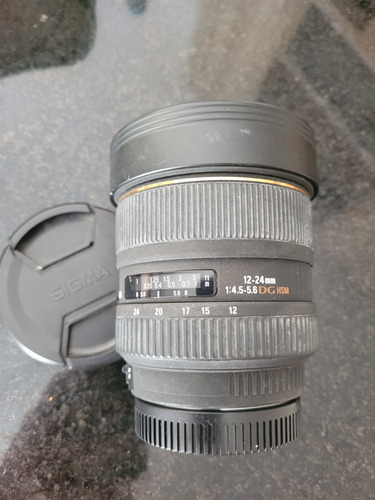 Lente Full Frame Sigma 12-24mm Mount Canon