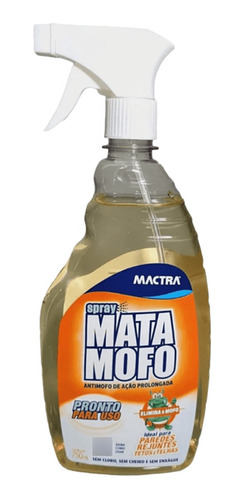 Mata Mofo Spray Mactra 750 Ml - Anti Mofo E Bolor Sem Cloro