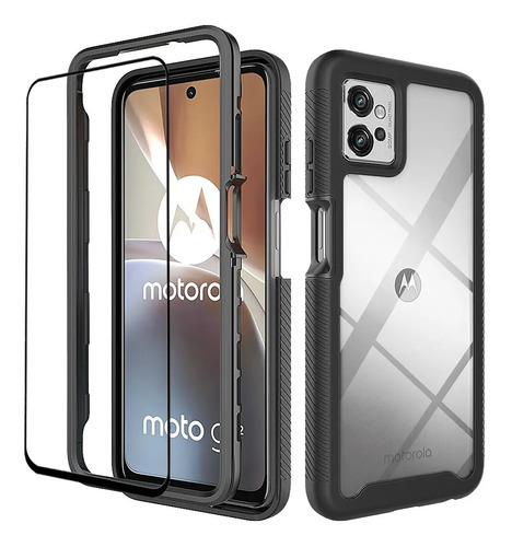 Funda Carcasa Case Para Motorola +screen Templado Mica | Meses sin interés