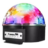 Globo De Luz Led Giratorio Festa Balada Mp3 Usb Bluetooth