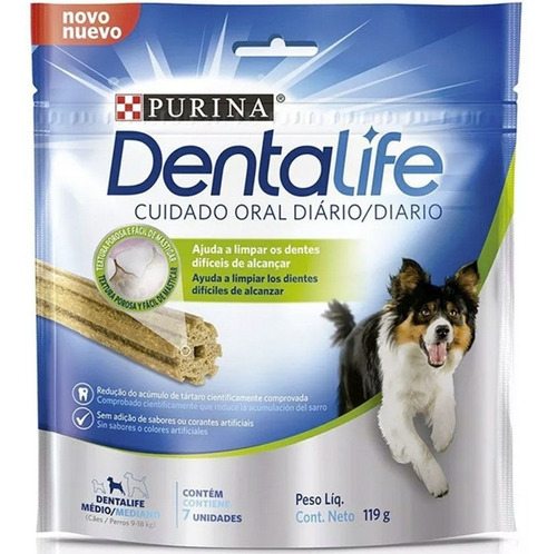 Snack Dentalife - Raza Mediana 119gr - Cuidado Dental Perro
