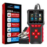 Donoshome Escáner Obd2 2 En 1+probador De Batería 5-36v Cca 