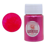 Pigmento Rosa Roja Perlado Para Resina Epóxica - 10gr