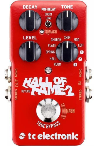 Pedal De Efeito Tc Electronic Hall Of Fame 2 Reverb