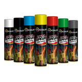 Tinta Spray Todas As Cores Caixa 4 Un Uso Geral E Automotivo