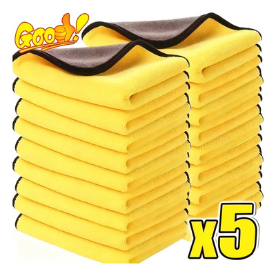 Set De 5 Paños De Microfibra Para Limpieza, Absorbentes | MercadoLibre