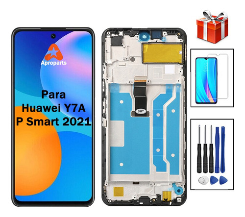 Pantalla Lcd Con Marco Compatible Con Huawei P Smart2021/y7a