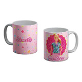 Taza Ceramica Personalizada Barbie Nro43