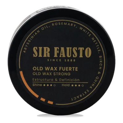 Sir Fausto Men's Cultura Old Wax Cera Fijación Fuerte 100ml | MercadoLibre