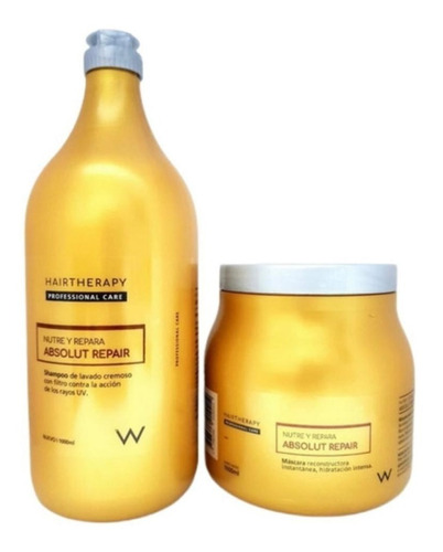 Kit Shampoo + Máscara Absolut Repair Hair Therapy 1000ml