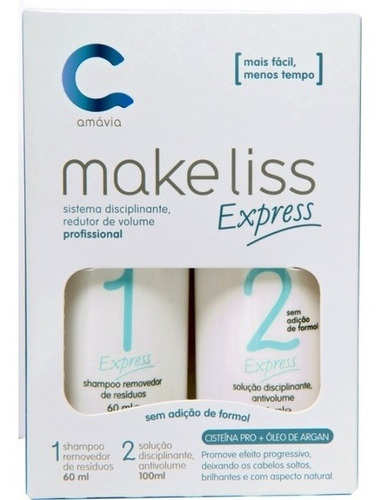 Make Liss Express Selagem Disciplinante 160ml - Amávia